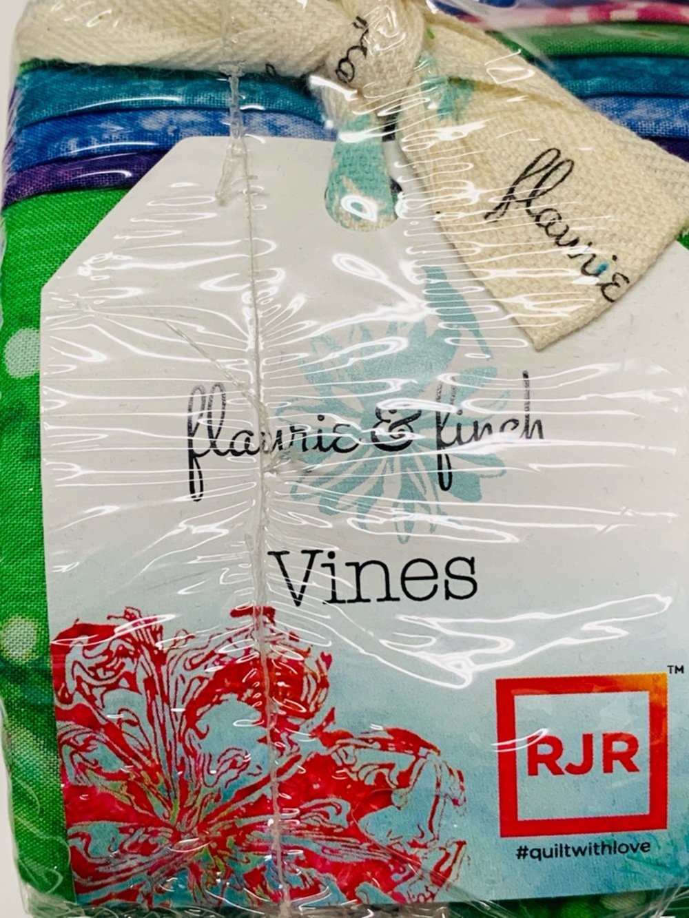 RJR Fabrics Flaurie & Finch Vines Splash Pixie Strip Jelly Roll Blossom Batiks - Picture 9 of 10